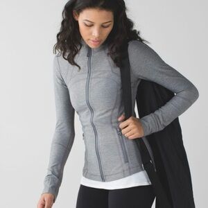 LULULEMON Define Hip-Length Jacket Heathered GRAY 🩶 Women’s size 4 EUC!